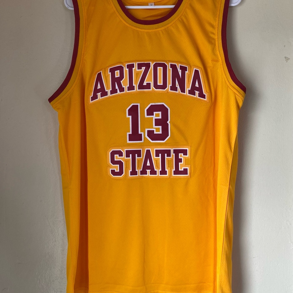 harden embroidered arizona state college asu jersey basketball